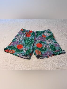 Vineyard Vines Tropical Citrus Chappy Swim Shorts Size Medium